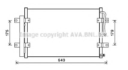 PRASCO HY5361D Condenser, air conditioning